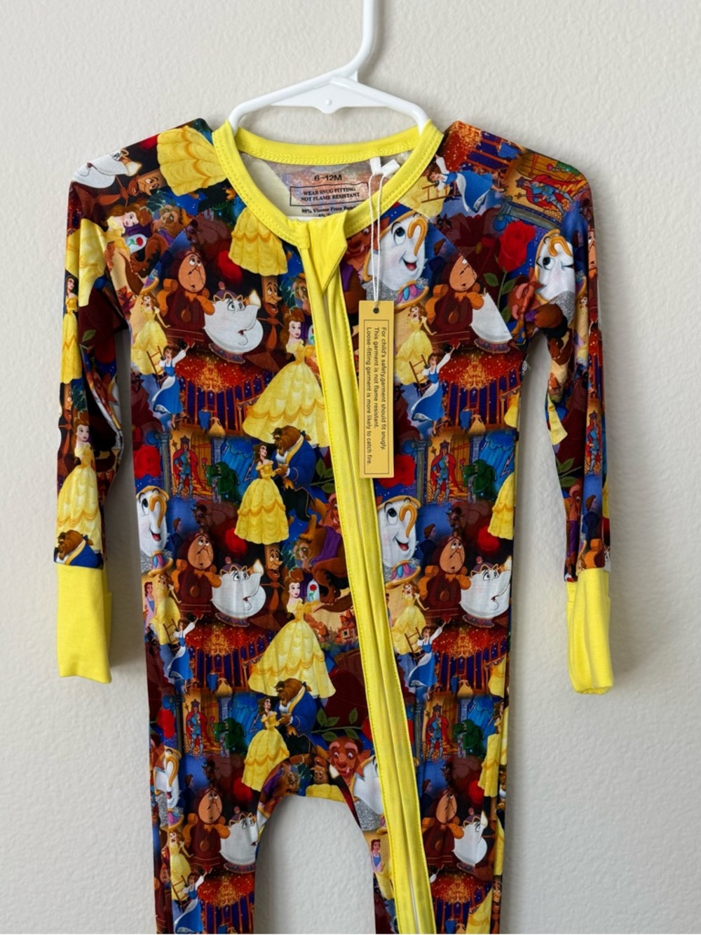 Beauty and the Beast Bamboo Zippy